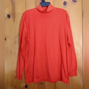 Vintage Dassar Mock Turtleneck 100% Cotton Made In USA